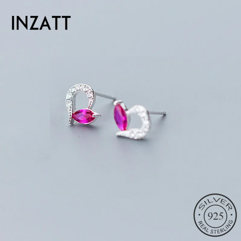 INZATT, изысканные элегантные серьги-гвоздики с маленьким сердцем для женщин, свадебные серьги из розового золота с красным кристаллом, очаров...
INZATT, изысканные элегантные серьги-гвоздики с маленьким сердцем для женщин, свадебные серьги из розового золота с красным кристаллом, очаров...