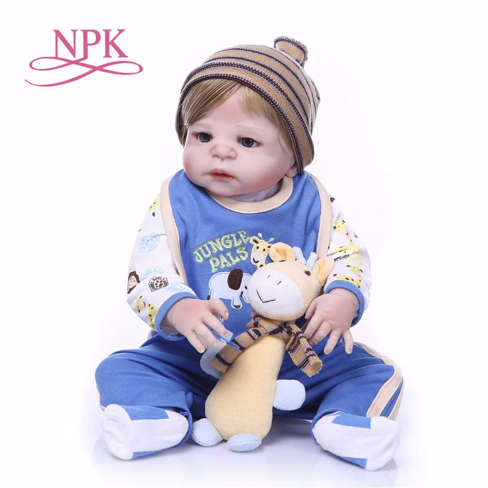 55cm Full Silicone Reborn Baby Doll Toys 22inch realistic bebe Realistic Newborn Babies Doll Lovely Birthday Gift toys doll
55cm Full Silicone Reborn Baby Doll Toys 22inch realistic bebe Realistic Newborn Babies Doll Lovely Birthday Gift toys doll