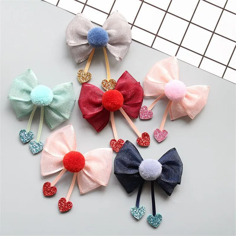 10pcs/lot Glitter Bowknot Heart Kids Hair Clips Children Hairgrips Headwear Fashion Sweet Princess Hair Accessories Girl Hairpin
10pcs/lot Glitter Bowknot Heart Kids Hair Clips Children Hairgrips Headwear Fashion Sweet Princess Hair Accessories Girl Hairpin
