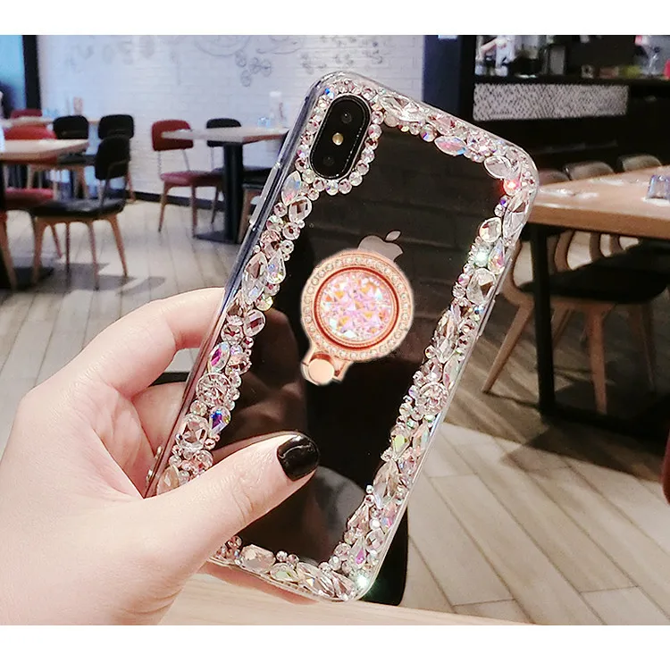 Luxury Funds Capa Bling Ring Holders Stands Rhinestone Clear Soft Case Cover For SamsungA3 A5 A7 2017 A9 A8 A6 PLUS A50 A70Coque
Luxury Funds Capa Bling Ring Holders Stands Rhinestone Clear Soft Case Cover For SamsungA3 A5 A7 2017 A9 A8 A6 PLUS A50 A70Coque