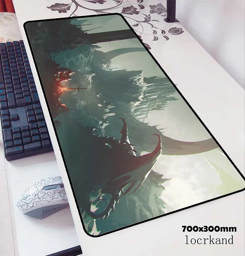 Коврик для мыши dark souls 700x300x3 мм 3d компьютерный коврик геймпад модный игровой