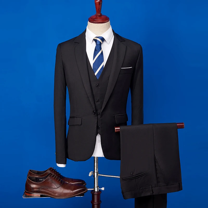 New Spring Men's Suits Mens Fashion Business Casual Silm Wedding 3 Piece Suit Blazer with Pants Vest Size 2XL
New Spring Men's Suits Mens Fashion Business Casual Silm Wedding 3 Piece Suit Blazer with Pants Vest Size 2XL