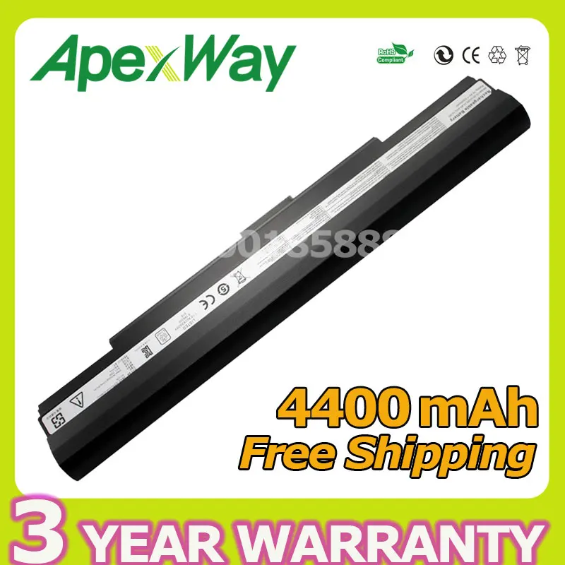 Apexway 4400mAh battery for Asus A32-UL80 A41-UL30 UL30VT-X1K UL50 UL50Vt-XX010x UL80 A42-UL80 A31-UL30 UL30A-X1
Apexway 4400mAh battery for Asus A32-UL80 A41-UL30 UL30VT-X1K UL50 UL50Vt-XX010x UL80 A42-UL80 A31-UL30 UL30A-X1