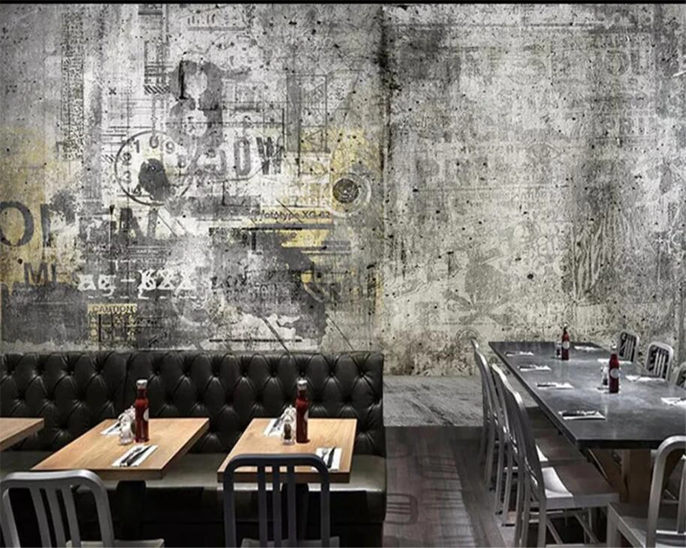Beibehang 3D Wallpaper Mural Decorner Retro vintage cement letter wall TV Backdrop Bedroom Photo wallpaper Living Room Wallpaper
Beibehang 3D Wallpaper Mural Decorner Retro vintage cement letter wall TV Backdrop Bedroom Photo wallpaper Living Room Wallpaper