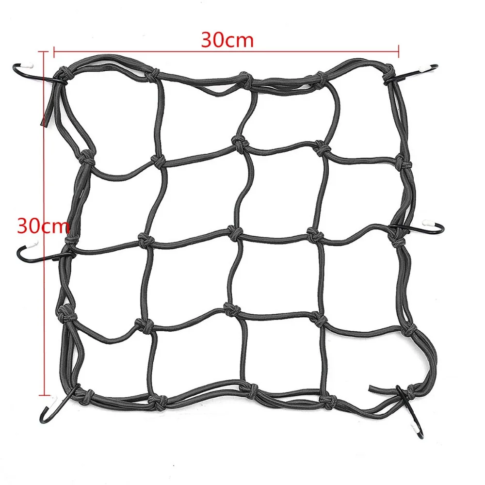 GZRIVERRUN Elastic Cord Motorcycle Cargo Net Black 30x30cm Universal Moto Accessories Helmet Holder Luggage Dirt Bike Stuff
GZRIVERRUN Elastic Cord Motorcycle Cargo Net Black 30x30cm Universal Moto Accessories Helmet Holder Luggage Dirt Bike Stuff