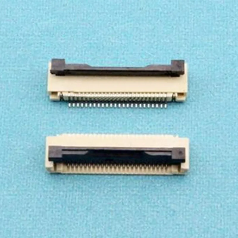 Фото Гибкий плоский кабельный разъем FFC FPC 100 шт./лот 1 0 мм 24P 24pin/way|cable fastener|connector mc4cable ad |
