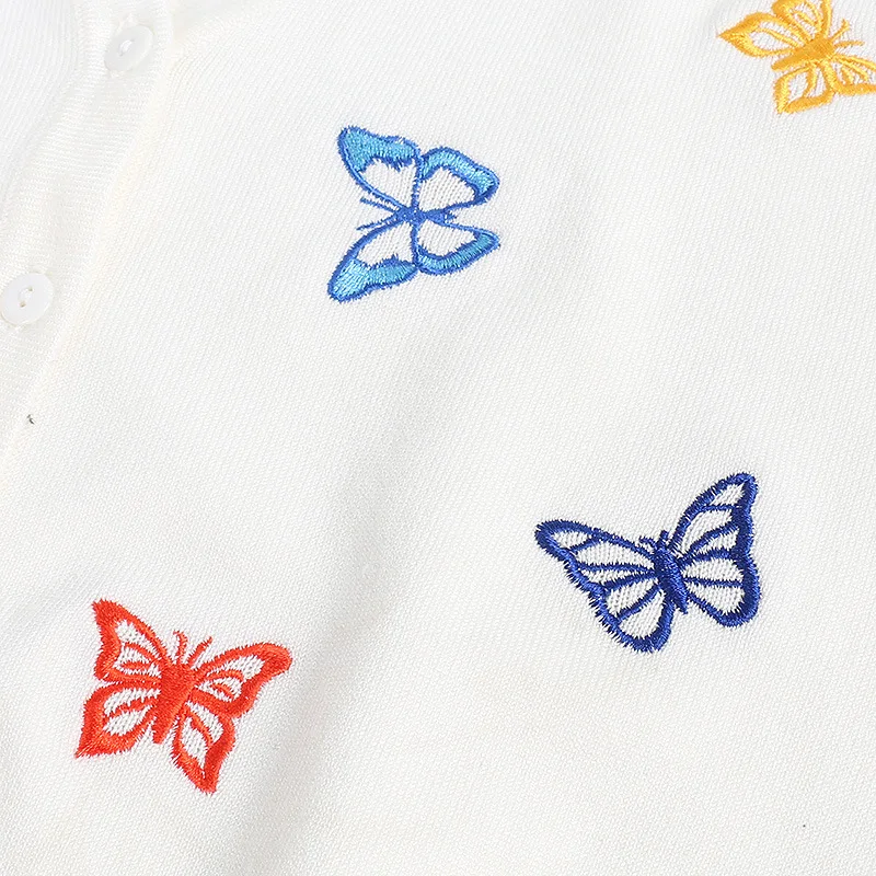 Makuluya Sweet Fashion Butterfly Embroidery V-neck Vintage Cute Knitted Cardigan Sweater Spring Autumn Summer Women Coat Girl QW
Makuluya Sweet Fashion Butterfly Embroidery V-neck Vintage Cute Knitted Cardigan Sweater Spring Autumn Summer Women Coat Girl QW