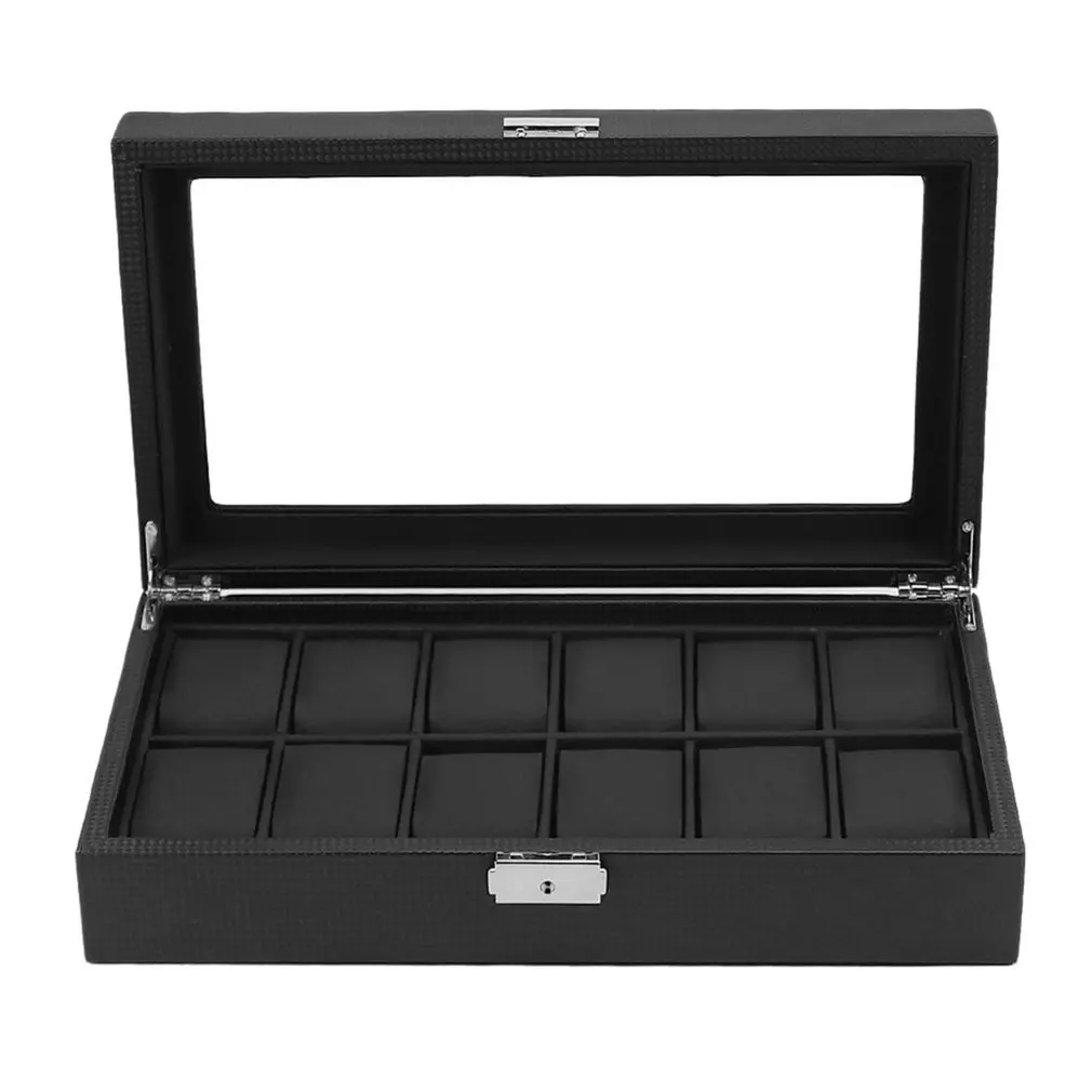 2021 High Quality PU Leather 12 Slots Wrist Watch Display Box Storage Holder Organizer Watch Case Jewelry Dispay Watch Box
2021 High Quality PU Leather 12 Slots Wrist Watch Display Box Storage Holder Organizer Watch Case Jewelry Dispay Watch Box
