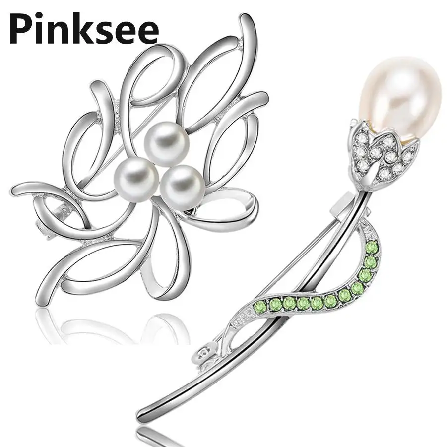 Flower Tulips Brooches Imitation Pearl Lapel Pins for Women Corsage Retro Brooch pin For Scarf Badges Pinback Accessories
Flower Tulips Brooches Imitation Pearl Lapel Pins for Women Corsage Retro Brooch pin For Scarf Badges Pinback Accessories