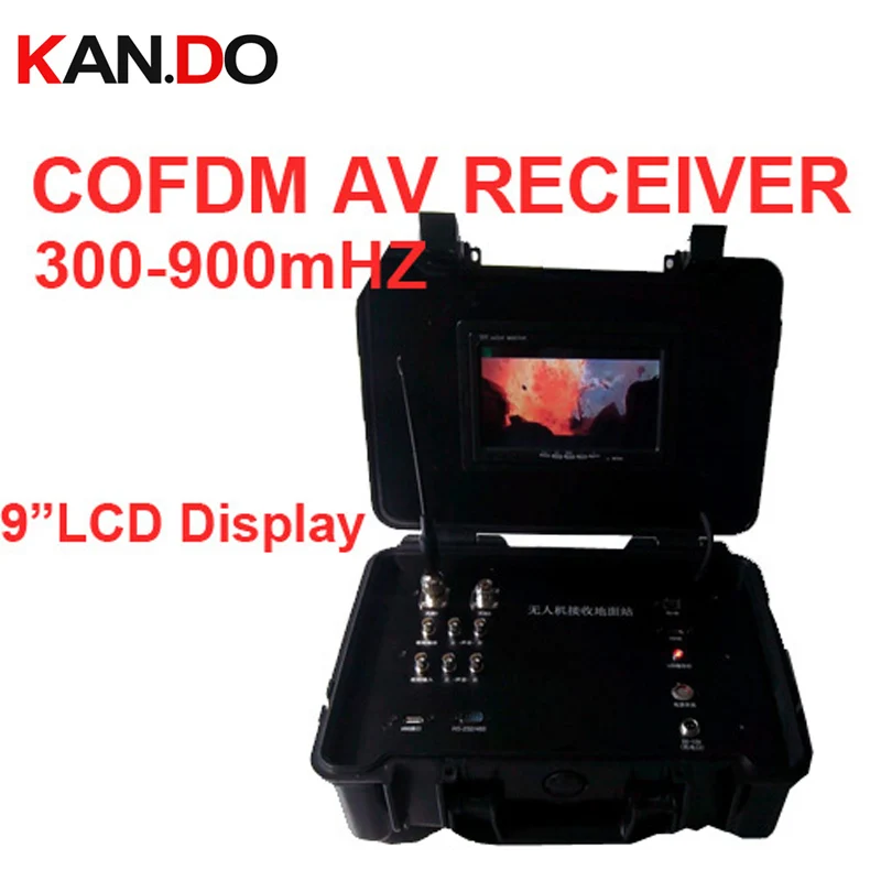 Drone Image Transmission COFDM Av Transceiver Portable Video Receiver 300-900mhz Digital Signal Military Use RX
Drone Image Transmission COFDM Av Transceiver Portable Video Receiver 300-900mhz Digital Signal Military Use RX