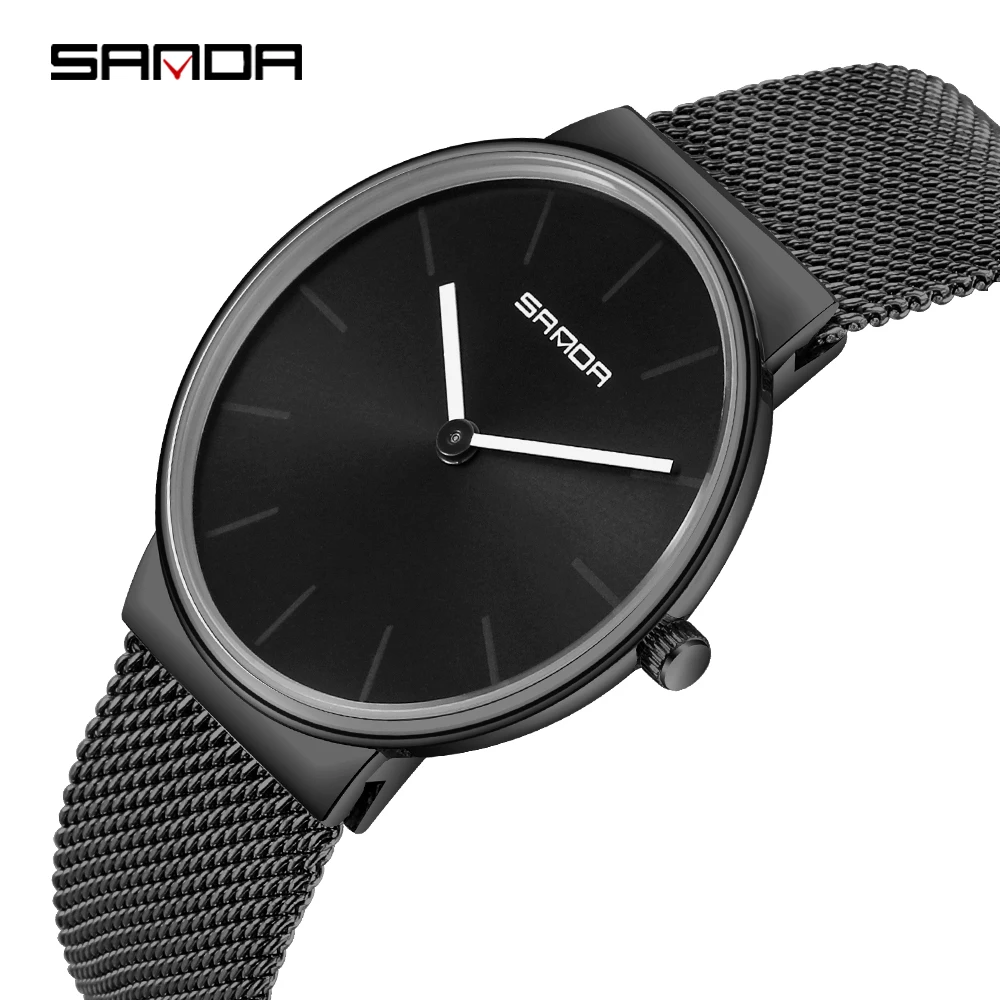 SANDA sleek minimalist men's watch top brand luxury business network with quartz watch men's sports watch relogio masculino
SANDA sleek minimalist men's watch top brand luxury business network with quartz watch men's sports watch relogio masculino