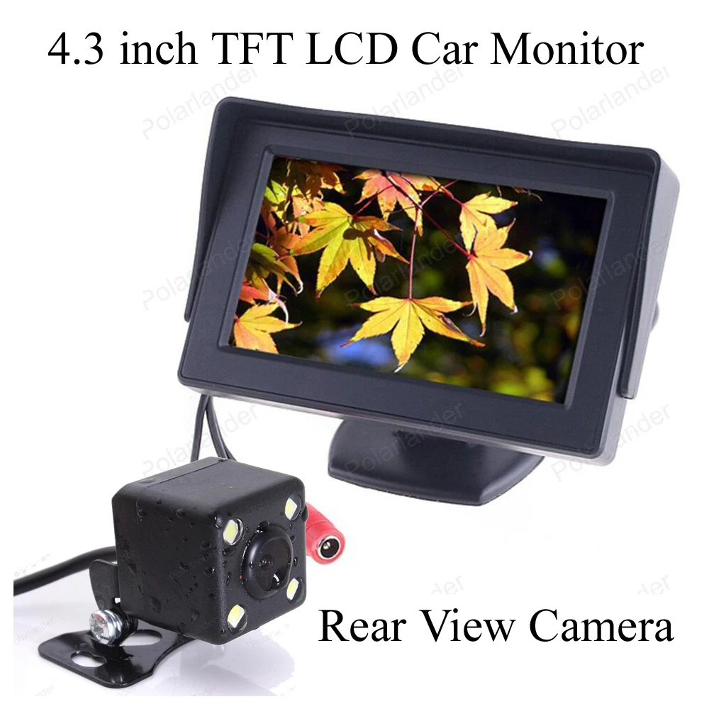 4.3 inch LCD 2 ch video input Car Monitor support car DVD player with 4 LED Waterproof night vision reverse parking camera
4.3 inch LCD 2 ch video input Car Monitor support car DVD player with 4 LED Waterproof night vision reverse parking camera