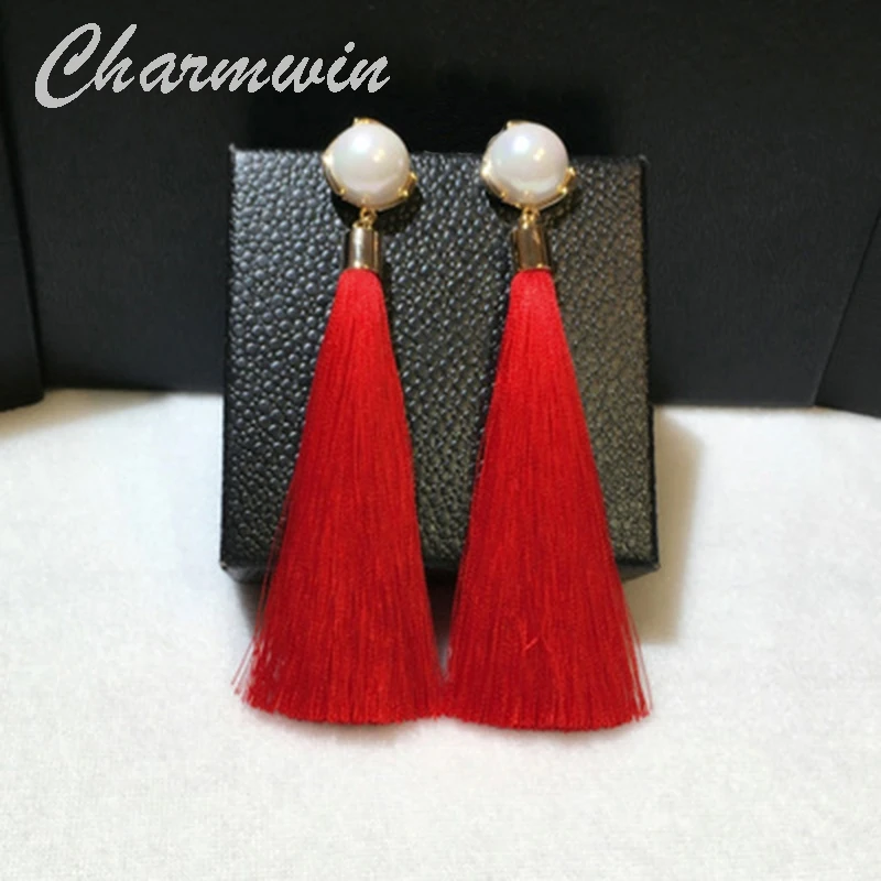 Charmwin Vintage Ethnic Tassel Earrings Long Earrings For Women New Fashion Statement Simulated Pearl Dangle Earrings PE1634
Charmwin Vintage Ethnic Tassel Earrings Long Earrings For Women New Fashion Statement Simulated Pearl Dangle Earrings PE1634