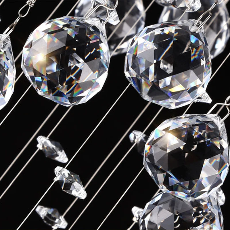 Modern LED small K9 crystal ball chandelier lighting ceiling for kitchen bedroom decoration lamp 20 cm diameter white light
Modern LED small K9 crystal ball chandelier lighting ceiling for kitchen bedroom decoration lamp 20 cm diameter white light