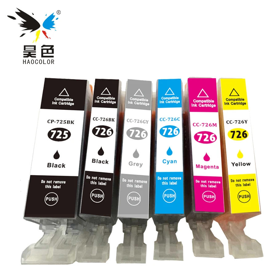 6 pcs For Canon PGI-725XL PGI 725 725XL CLI-725XL CLI 725xl compatible full ink cartridge For canon PIXMA IP4870IX6560 MX897
6 pcs For Canon PGI-725XL PGI 725 725XL CLI-725XL CLI 725xl compatible full ink cartridge For canon PIXMA IP4870IX6560 MX897