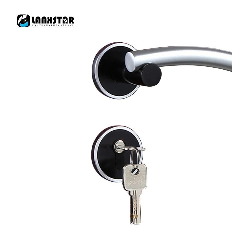 European Style New Black Aluminum Handle Door Split Lock Indoor Refine Room Locks
European Style New Black Aluminum Handle Door Split Lock Indoor Refine Room Locks