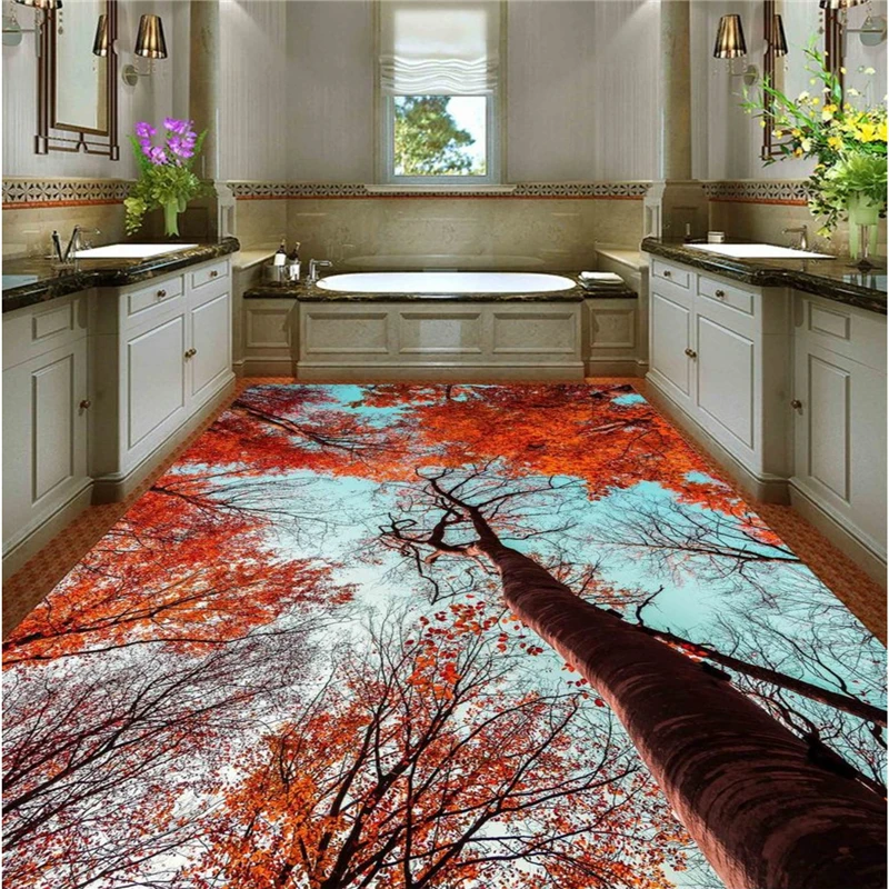 beibehang Custom mural wallpaper any size 3D woods sky floor tiles living room bathroom floor wallpaper for walls 3 d
beibehang Custom mural wallpaper any size 3D woods sky floor tiles living room bathroom floor wallpaper for walls 3 d