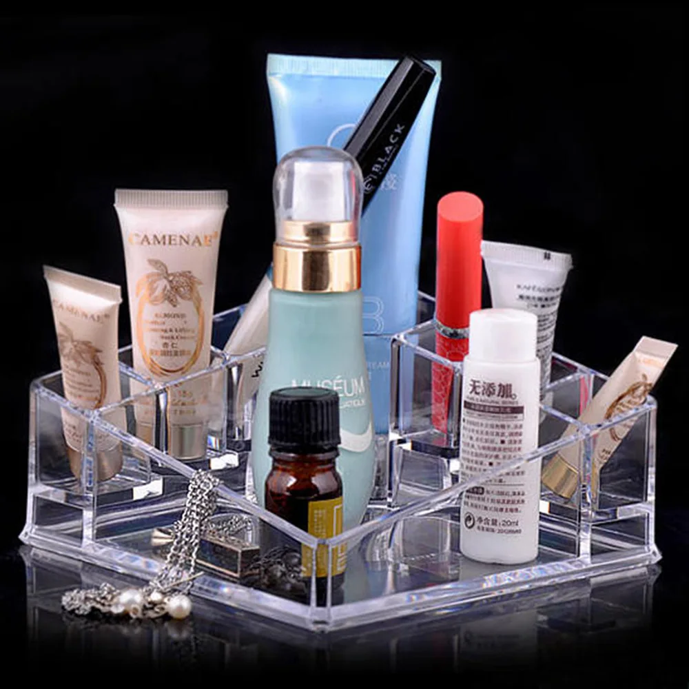 European Acrylic Transparent Makeup Cosmetic Organizer Crystal Plastic Lipstick Perfume Sample Desktop Storage Box Fashion Gift
European Acrylic Transparent Makeup Cosmetic Organizer Crystal Plastic Lipstick Perfume Sample Desktop Storage Box Fashion Gift