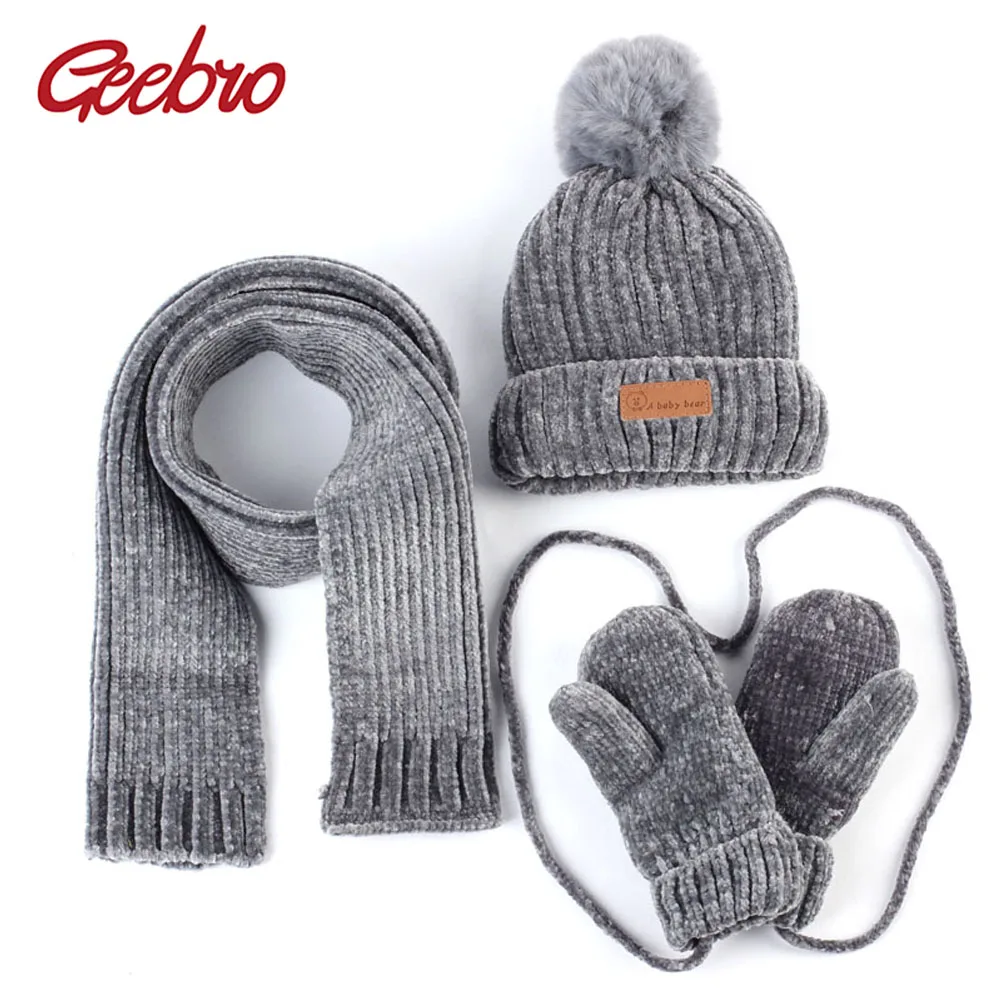Geebro 0-3 Years Old Baby Hat Scarf Gloves Set Winter Warm Crochet Acrylic Slouchy Beanie and Scarf for Boys and Girls Kids
Geebro 0-3 Years Old Baby Hat Scarf Gloves Set Winter Warm Crochet Acrylic Slouchy Beanie and Scarf for Boys and Girls Kids
