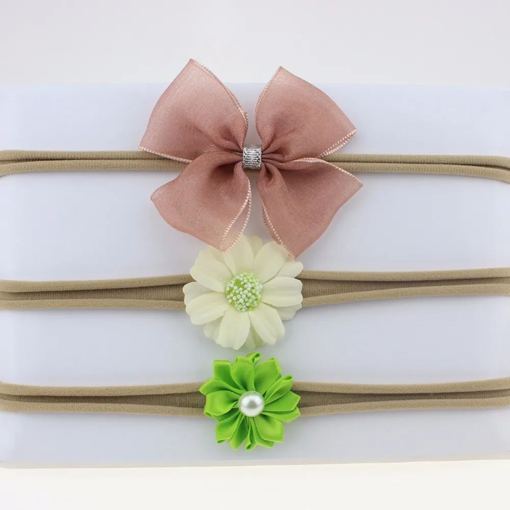 3pcs Newborn Girls Nylon Headbands Set Satin Chiffon Flower Chic Elastic Head Band for Kids Children Hair Accessories
3pcs Newborn Girls Nylon Headbands Set Satin Chiffon Flower Chic Elastic Head Band for Kids Children Hair Accessories