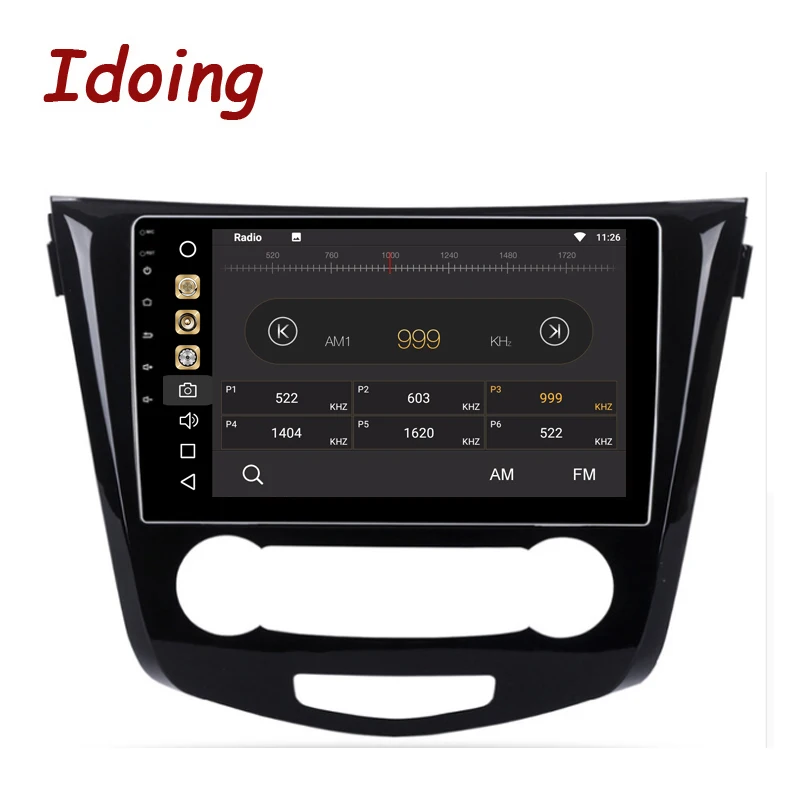 Idoing 2Din 10.2&quot8Core 4+32/2+16G Android8.0/7.1For Nissan Qashqai 2014-2017 Car Multimedia Player Steering Wheel Fast Boot tv |