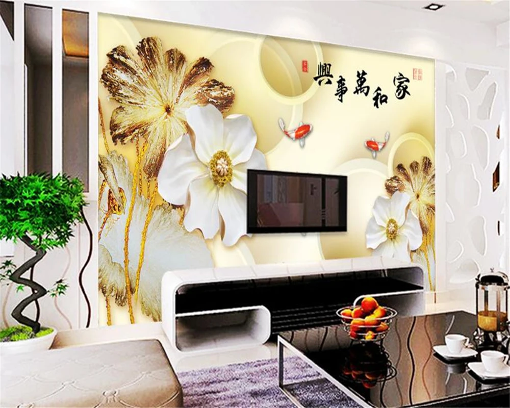 beibehang Fashion classic high-level wallpaper home and everything happy simple three-dimensional papel de parede TV background
beibehang Fashion classic high-level wallpaper home and everything happy simple three-dimensional papel de parede TV background