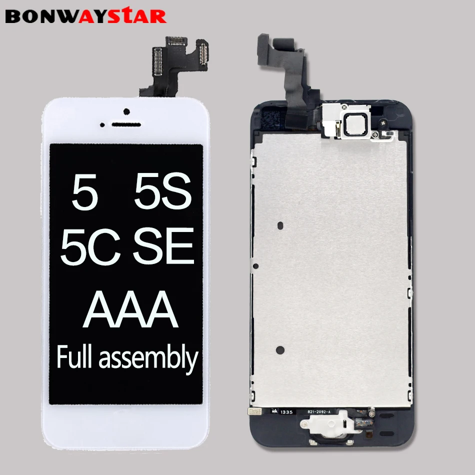 Full assembly LCD screen for iPhone 5/5C/5S/SE/6 LCD Display LCD Touch Screen Digitizer full Replacement pantalla+Button+Camera
Full assembly LCD screen for iPhone 5/5C/5S/SE/6 LCD Display LCD Touch Screen Digitizer full Replacement pantalla+Button+Camera