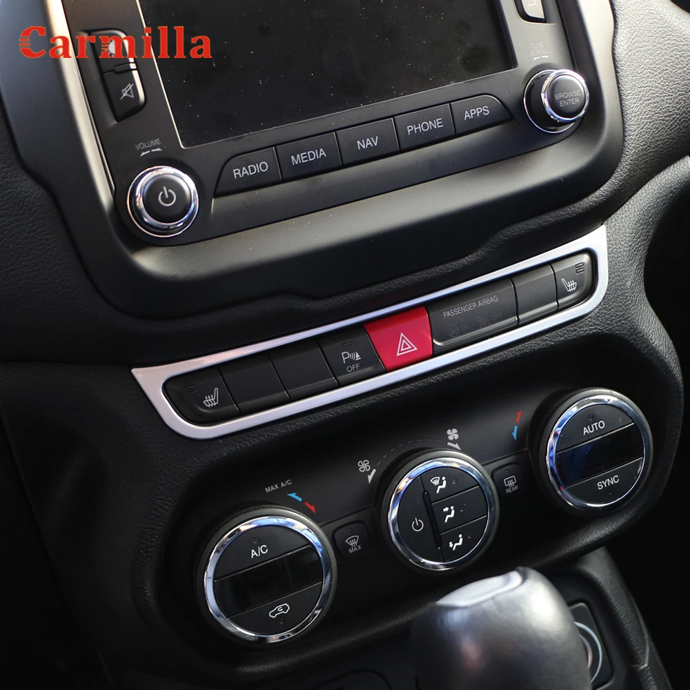 Car Center Console Dashboard Switch Button Panel Cover Trim Stickers Fit for Jeep Renegade 2014 2015 2016 2017 2018 Accessories
Car Center Console Dashboard Switch Button Panel Cover Trim Stickers Fit for Jeep Renegade 2014 2015 2016 2017 2018 Accessories
