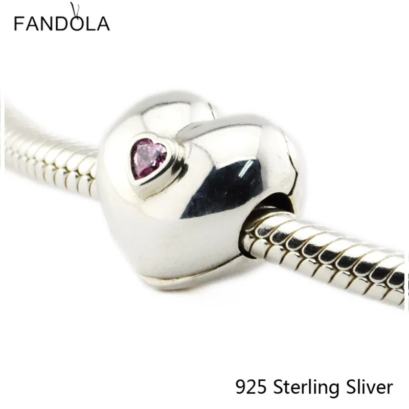 CKK 925 Sterling Silver Steady Heart, Pink Clips Fashion Charms Beads Fits Original Bracelets DIY Jewelry
CKK 925 Sterling Silver Steady Heart, Pink Clips Fashion Charms Beads Fits Original Bracelets DIY Jewelry