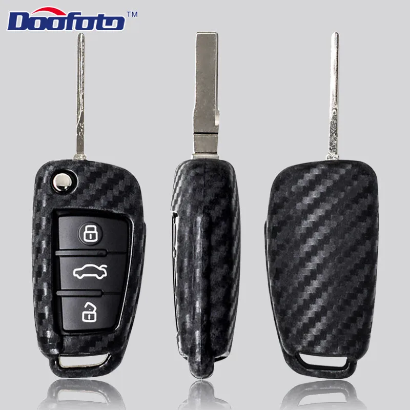 Doofoto Carbon Fiber key Cover Case protector houlder shell For Audi A1 A3 A4 A5 Q7 A6 C5 C6 A7 A8 R8 Car Styling Accessories
Doofoto Carbon Fiber key Cover Case protector houlder shell For Audi A1 A3 A4 A5 Q7 A6 C5 C6 A7 A8 R8 Car Styling Accessories