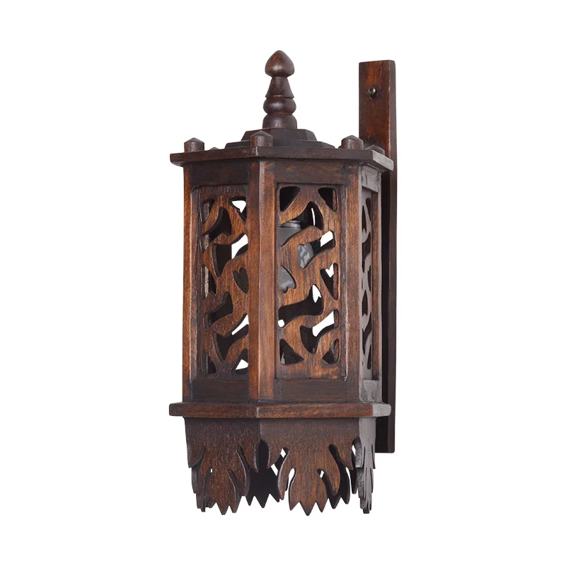 Southeast Asian style solid wood hand-carved retro teak wall lamp corridor corridor wall lamp model room decoration wall lamp
Southeast Asian style solid wood hand-carved retro teak wall lamp corridor corridor wall lamp model room decoration wall lamp