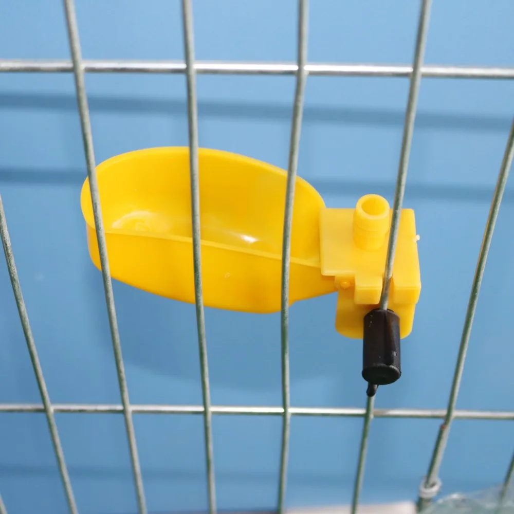 Chicken waterer Hanging Cup Bird cage Suspension fixed Drinking Cup Automatic Drinking fountain with 10mm barb 30 Sets
Chicken waterer Hanging Cup Bird cage Suspension fixed Drinking Cup Automatic Drinking fountain with 10mm barb 30 Sets