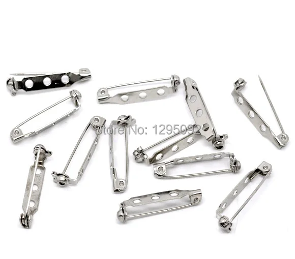 20Pcs Brooches Back Bar Safety Pins 3 Holes Alloy Metal Silver Tone Jewelry DIY Findings Charms 28x7mm
20Pcs Brooches Back Bar Safety Pins 3 Holes Alloy Metal Silver Tone Jewelry DIY Findings Charms 28x7mm