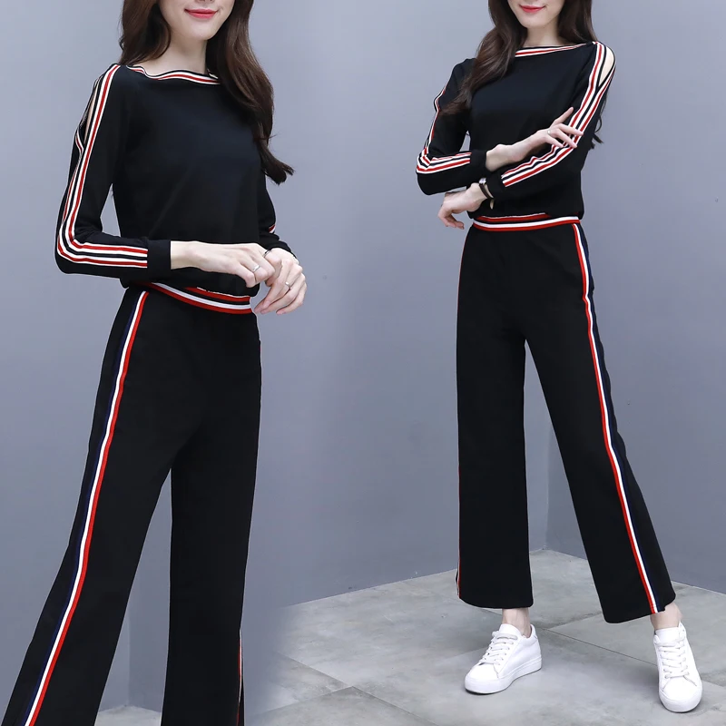 Casual Women Clothing Set New 2019 Autumn Long Sleeve Fleece Fashion Leisure Hoodies Wide-Legged Pants Two-Piece Outfit S-XXL
Casual Women Clothing Set New 2019 Autumn Long Sleeve Fleece Fashion Leisure Hoodies Wide-Legged Pants Two-Piece Outfit S-XXL