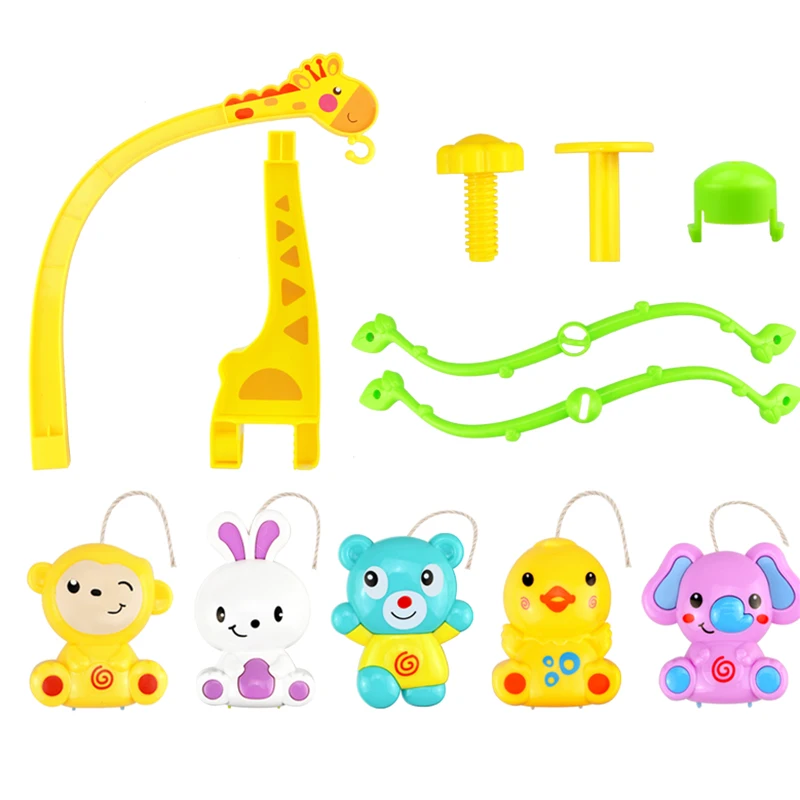 4 in 1Musical Crib Mobile Bed Bell Kawaii Animal Baby Rattle Rotating Bracket Toys Giraffe Holder Wind-up Music Box Gift oyuncak
4 in 1Musical Crib Mobile Bed Bell Kawaii Animal Baby Rattle Rotating Bracket Toys Giraffe Holder Wind-up Music Box Gift oyuncak