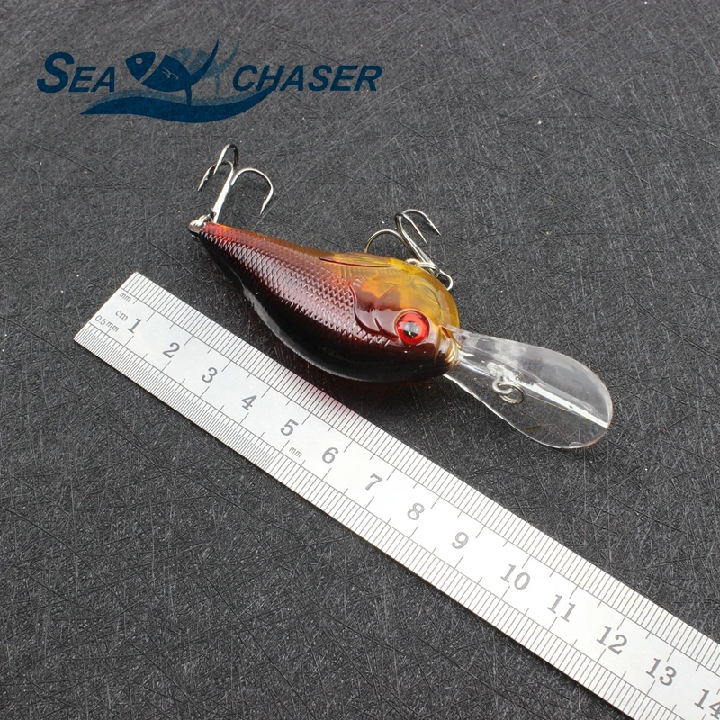 High Quality 5pcs 5 colors 9cm 10g Swim Fish Fishing Lure Artificial Hard Crank Bait topwater Wobbler Crankbait | Спорт и