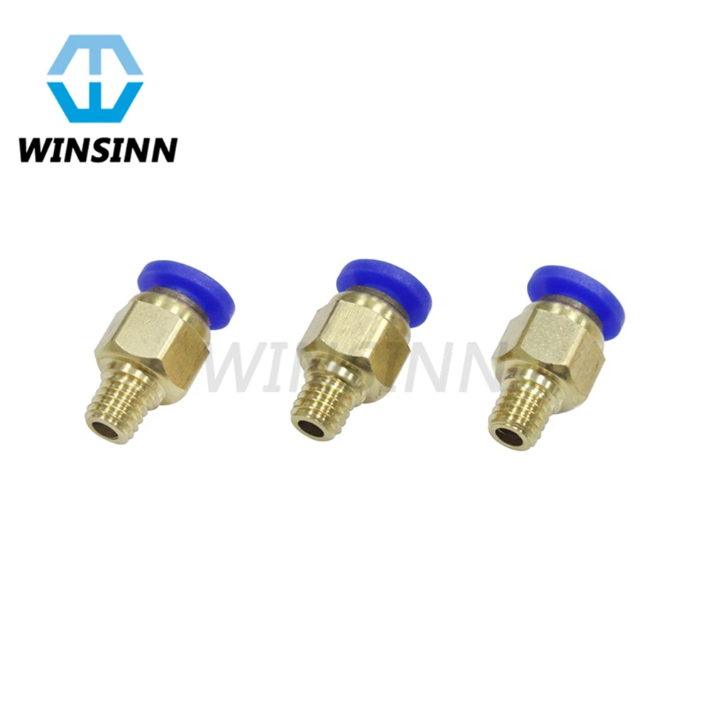 Pneumatic Fittings Connectors PC4-M6 For 4mm Tube PTFE Quick Coupler Feed inlet J-head Hotend Extruder
Pneumatic Fittings Connectors PC4-M6 For 4mm Tube PTFE Quick Coupler Feed inlet J-head Hotend Extruder