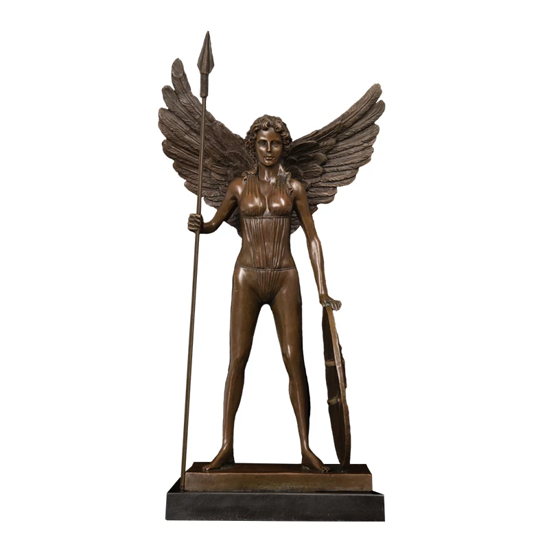 ArtsHom DS-225 56cm Bronze Athena Statue Sculpture Greek Goddess of Wisdom and War Figurine Festival Home Decor Collectible
ArtsHom DS-225 56cm Bronze Athena Statue Sculpture Greek Goddess of Wisdom and War Figurine Festival Home Decor Collectible