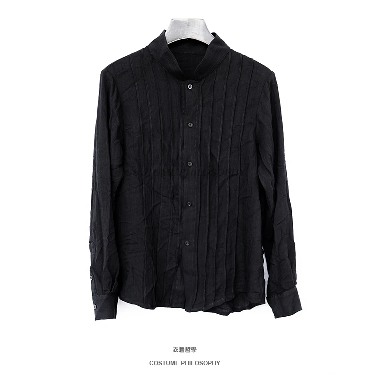 Men's linen shirt Chinese style retro casual collared shirt 2018 S-6XLBig yards men's clothing Black high quality men's shirts.
Men's linen shirt Chinese style retro casual collared shirt 2018 S-6XLBig yards men's clothing Black high quality men's shirts.