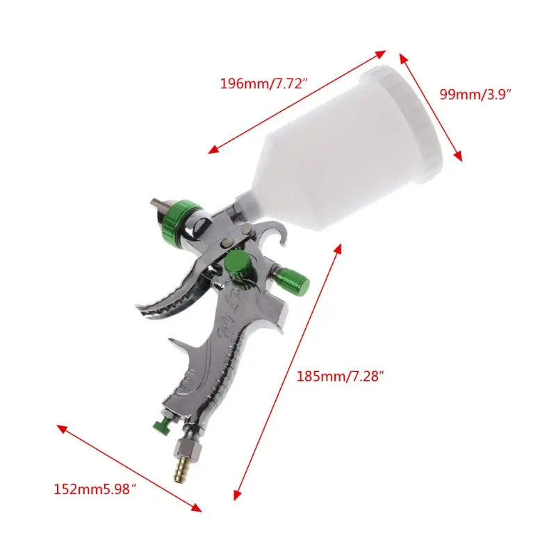 1.4/1.7/2.0mm G2008 Nozzles HVLP Spray Gun Set Sprinkling Paint Can Professional Atomizer For Car RepRepairment Coating qiang
1.4/1.7/2.0mm G2008 Nozzles HVLP Spray Gun Set Sprinkling Paint Can Professional Atomizer For Car RepRepairment Coating qiang