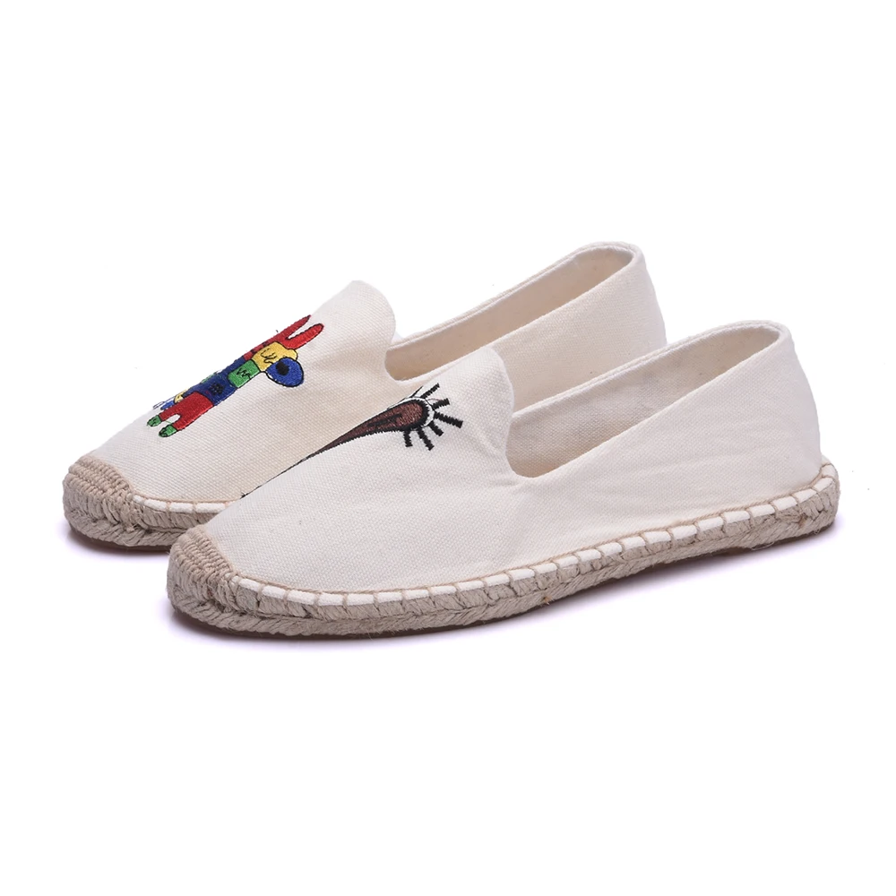 Espadrilles Women Flat Shoes Spring Summer Ladies Loafers Embroidered Canvas Linen Fishman Flat Shoes Girls Espadrille Slip On
Espadrilles Women Flat Shoes Spring Summer Ladies Loafers Embroidered Canvas Linen Fishman Flat Shoes Girls Espadrille Slip On