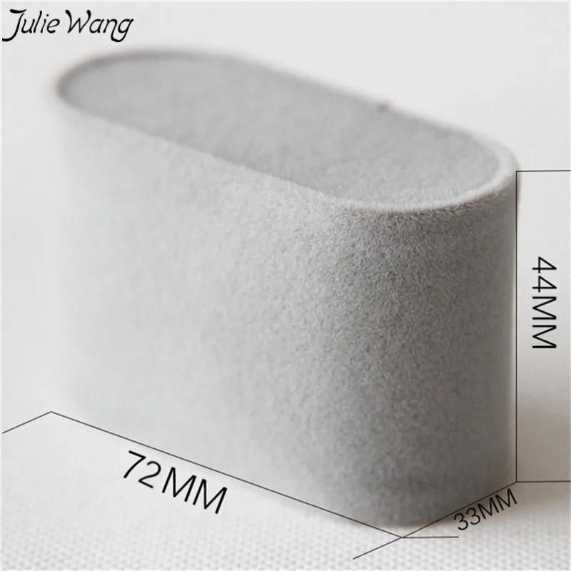 Julie Wang 10pcs Velvet Covered Pillow for Watch Winder Jewelry Organizer Watches Bracelet Bangle Display Box Case Gray Color
Julie Wang 10pcs Velvet Covered Pillow for Watch Winder Jewelry Organizer Watches Bracelet Bangle Display Box Case Gray Color