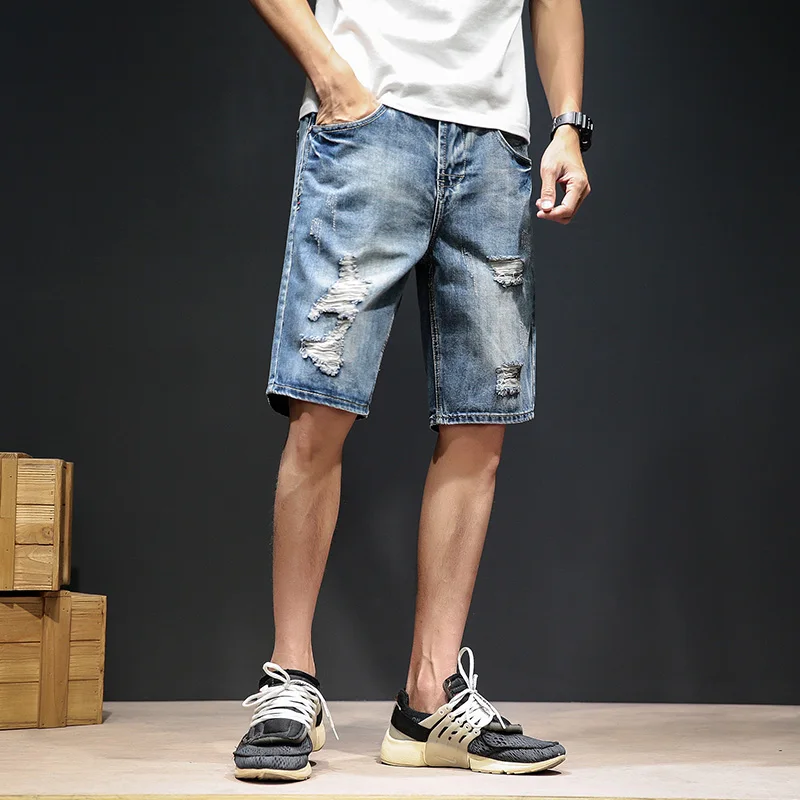 Men's Summer New Hole Large Size Plus Fat Denim Shorts Men's Cotton Micro-Elastic Slim Straight Denim Shorts Size S-6XL
Men's Summer New Hole Large Size Plus Fat Denim Shorts Men's Cotton Micro-Elastic Slim Straight Denim Shorts Size S-6XL