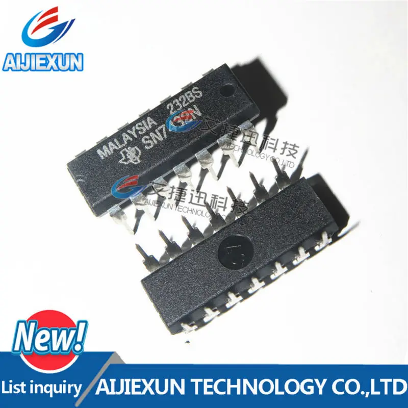 10Pcs SN7432N OR Gate 4-Element 2-IN Bipolar 14-Pin PDIP Tube DIP14 in stock 100%New and original
10Pcs SN7432N OR Gate 4-Element 2-IN Bipolar 14-Pin PDIP Tube DIP14 in stock 100%New and original