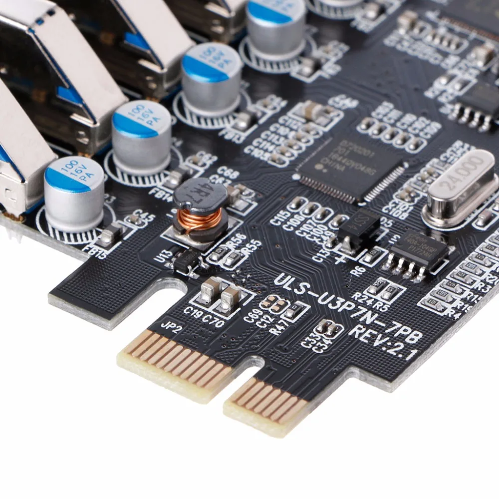 7-Port SuperSpeed USB 3.0 To 15-Pin SATA Power Connector PCI Express Card Adapter + Software CD Drivers High Qauality
7-Port SuperSpeed USB 3.0 To 15-Pin SATA Power Connector PCI Express Card Adapter + Software CD Drivers High Qauality