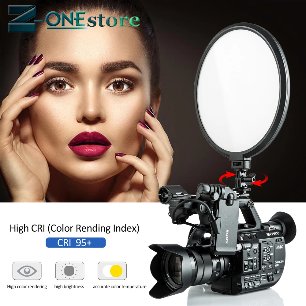 Viltrox VL-500T Slim Round Ring Video LED Light Lamp 25W Bi-Color Dimmable CRI 95+ Soft Light for Camera Camcorder photography
Viltrox VL-500T Slim Round Ring Video LED Light Lamp 25W Bi-Color Dimmable CRI 95+ Soft Light for Camera Camcorder photography