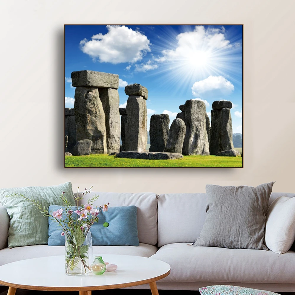 Laeacco Canvas Painting Scenery Posters and Prints Monument Stonehenge Wall Pictures for Living Room Home Decor
Laeacco Canvas Painting Scenery Posters and Prints Monument Stonehenge Wall Pictures for Living Room Home Decor