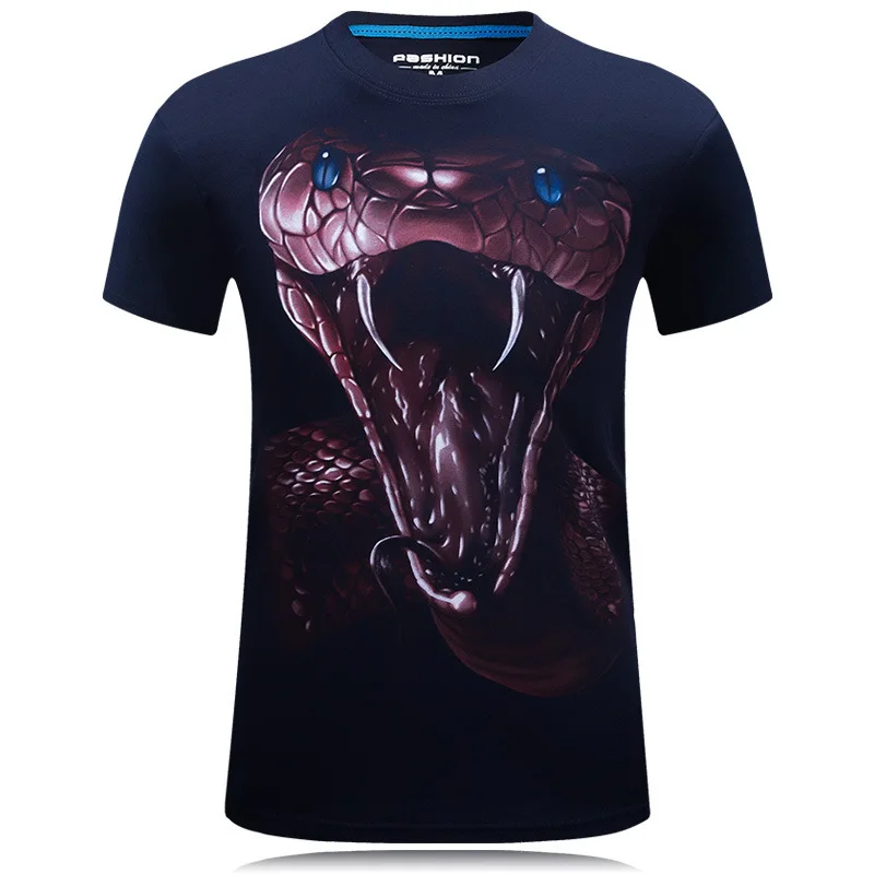 3D Printed t-shirts Print Red Snake Short Sleeve Graphic Tee Male Shirt Fashion Homme Casual Animal Tops Black&Blue Men T-Shirt
3D Printed t-shirts Print Red Snake Short Sleeve Graphic Tee Male Shirt Fashion Homme Casual Animal Tops Black&Blue Men T-Shirt