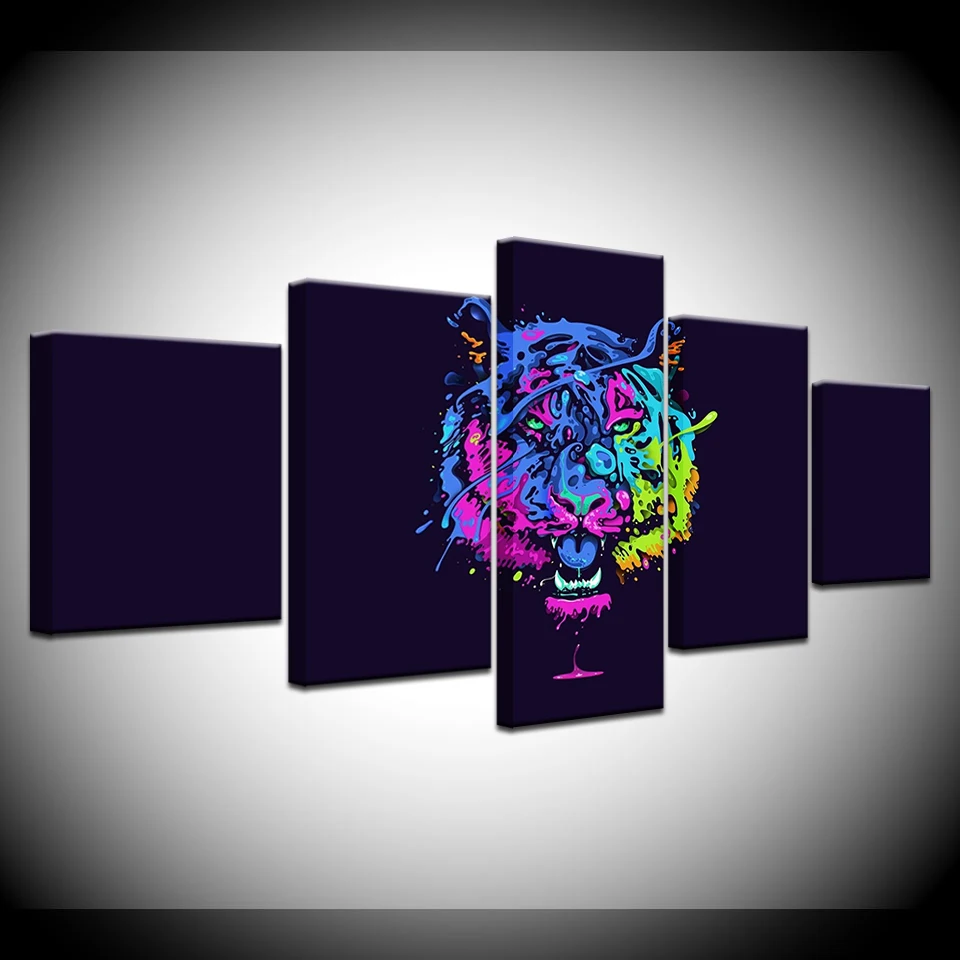 HD print 5pcs Modular Colorful Bears canvas wall art Painting modern home decor Wall Art Decor picture Living Room Artwork
HD print 5pcs Modular Colorful Bears canvas wall art Painting modern home decor Wall Art Decor picture Living Room Artwork