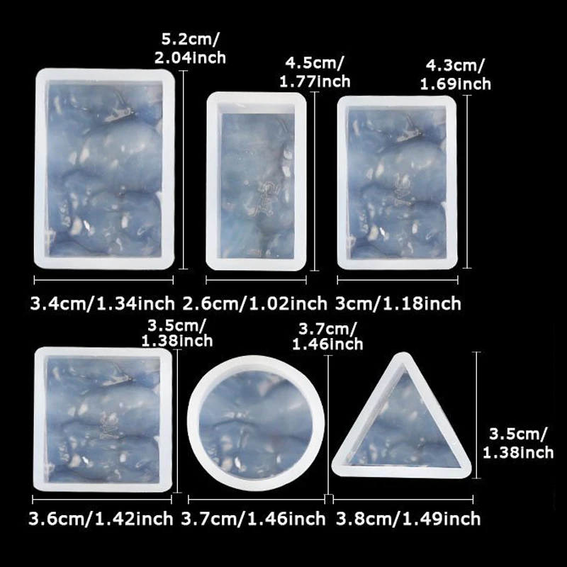Jewelry Casting Molds Pendant Silicone Mold 6 Styles Water Wave Silicone Jewelry Mold
Jewelry Casting Molds Pendant Silicone Mold 6 Styles Water Wave Silicone Jewelry Mold